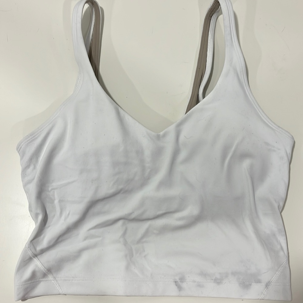 •Lululemon White Align Tank•